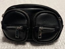 Topshop Belt Bag Black Double
