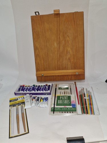 Artist easel box portable - easel,