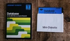 Acornsoft Database - BBC Micro Acorn Model B. Disk Software & Manual. Untested