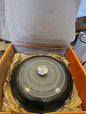 LID ONLY!! For LE CRUESET  shallow Casserole 30 - in FLINT colour way