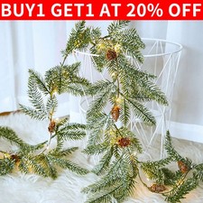 6FT Pre Lit Christmas Garland