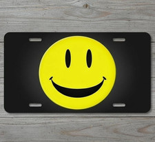 Smiley Face Black & Yellow 6 x