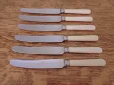 Superb Vintage Set 6 Faux Bone