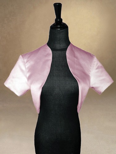 Satin bridal bolero - satin,