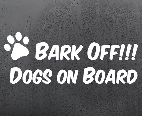 Bark off dog funny vinyl - funny,