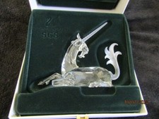 SWAROVSKI CRYSTAL UNICORN LTD EDTION 1996 RETIRED CREATURE FANTASTIES  MINT CON