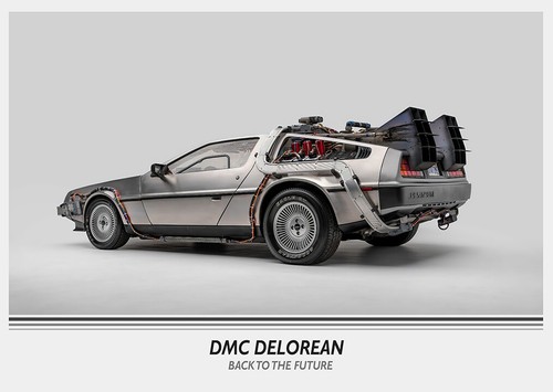 Back the future delorean - the,