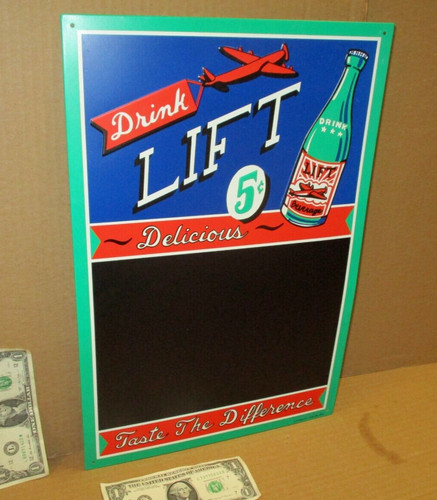 Lift beverages menu - menu, chalk