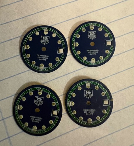 Four tag heuer watch faces - watch, in