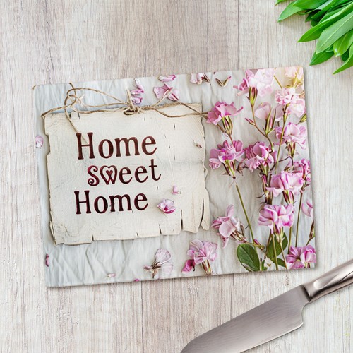 Home sweet floral - sweet, glass
