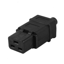 AC 250V 16A IEC320 Series C19 Socket Power Cord Cable Connector Black