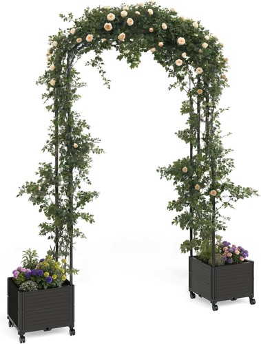 Rolling garden arch with - rolling,