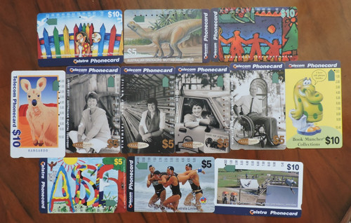 Used phonecards from - 12,