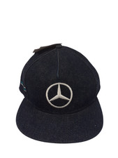 Mercedes AMG Petronas F1 Denim Snapback Cap Union Jack Brim New With Tags 