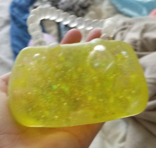 Women yellow glitter - women's,