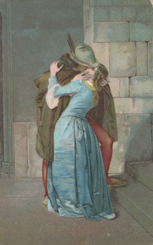 Vintage italian art postcard - vintage,