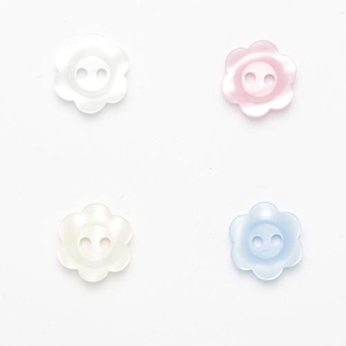 Flower shape buttons