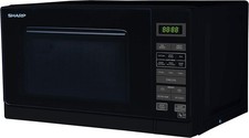 Sharp R272KM Digital Microwave Oven Solo Touch Control 20L 800W Black