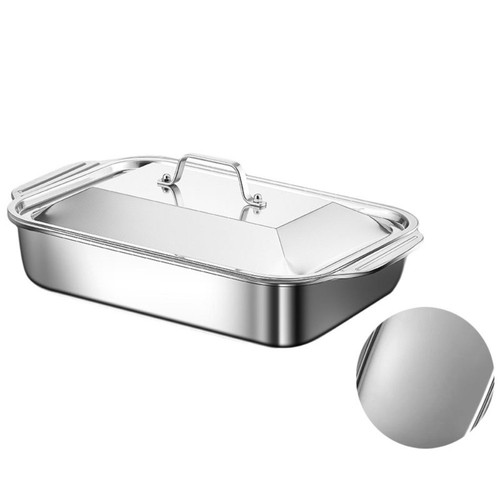 Stainless steel baking pan - baking,