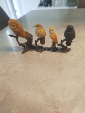 Mini Birds. Handmade in Wigtownshire Scotland  Cold Cast Bronze base 