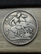 Victoria crown 1889 0 - victoria,, 0.925