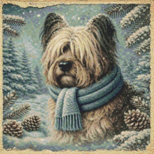 Skye terrier puppy dog - puppy,