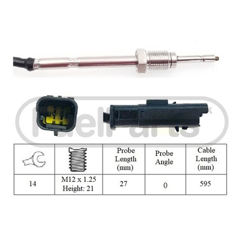 Exhaust temperature sensor for - exhaust,