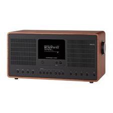 REVO SUPERCONNECT STEREO DAB+ FM DIGITAL INTERNET RADIO BLUETOOTH WALNUT/BLACK