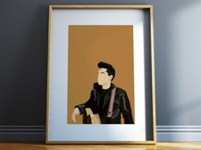 Elvis INSPIRED poster Elvis Presley Poster Elvis Presley Print Elvis Presley Art