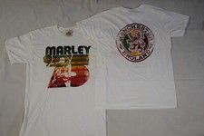 BOB MARLEY 1975 MANCHESTER ENGLAND LOGO T SHIRT NEW OFFICIAL RARE 2010 MERCH