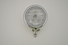  4.75" Motorcycle Headlight Chrome Steel Bottom Mount 12v55/60w H4 UK Retailer 