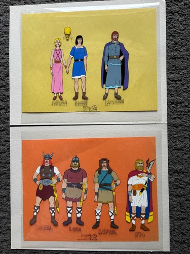 Original model animation - original, cels