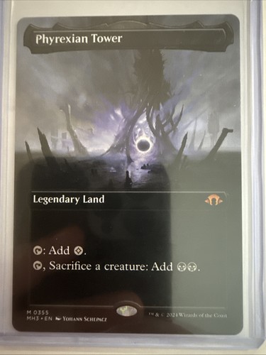 Phyrexian tower borderless - phyrexian,