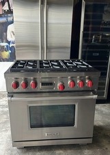 36” Wolf  dual fuel 6 Burner