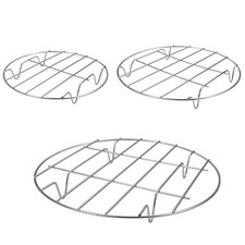 ­Stainless Steel Trivet Rack Stand Heavy Duty Pressure Cooker Steam Rack Cooking