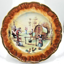 Rare wall plate - gypsy, caravan
