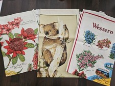 3 Australian Tea Towels BUNDLE Brand New 