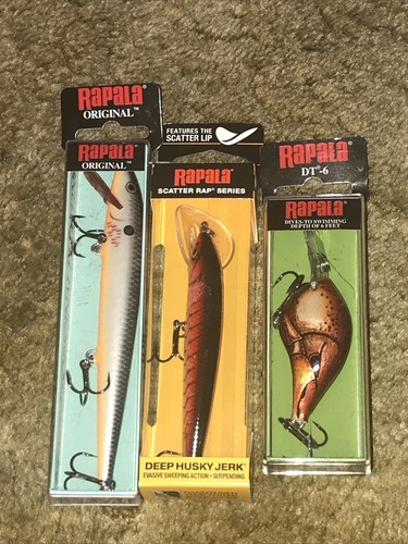 Mixed lot rapala f - lot, 3