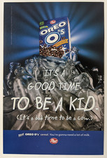 DAMAGED Oreo O's Cereal Print