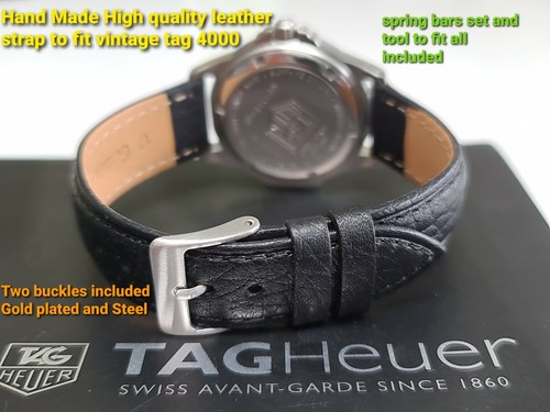 Leather watch strap band - watch,