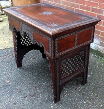 C1850 Antique Kashmiri carved