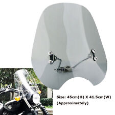 7/8'' & 1'' Handlebar Motorcycle Motorbike Windshield Deflector Smoke For Harley