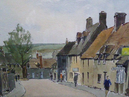 Corfe castle dorset listed - ,