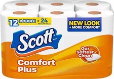 Comfortplus Toilet Paper, 12