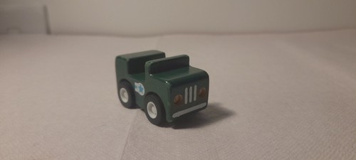 Wooden toy car army - , jeep