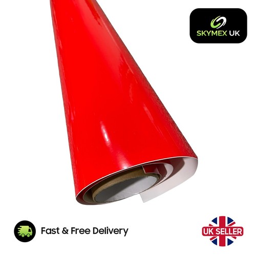 Red gloss vinyl wrap sheet - wrap,