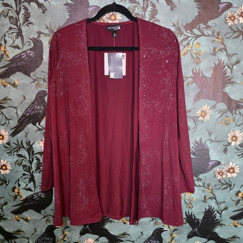 Antthony cardigan burgundy - cardigan,