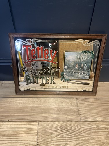 Vintage tetley bitter framed - tetley,