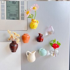 8PCS Mini Vase Magnets for