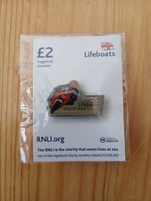 Vtg rnli isle man - isle, badge